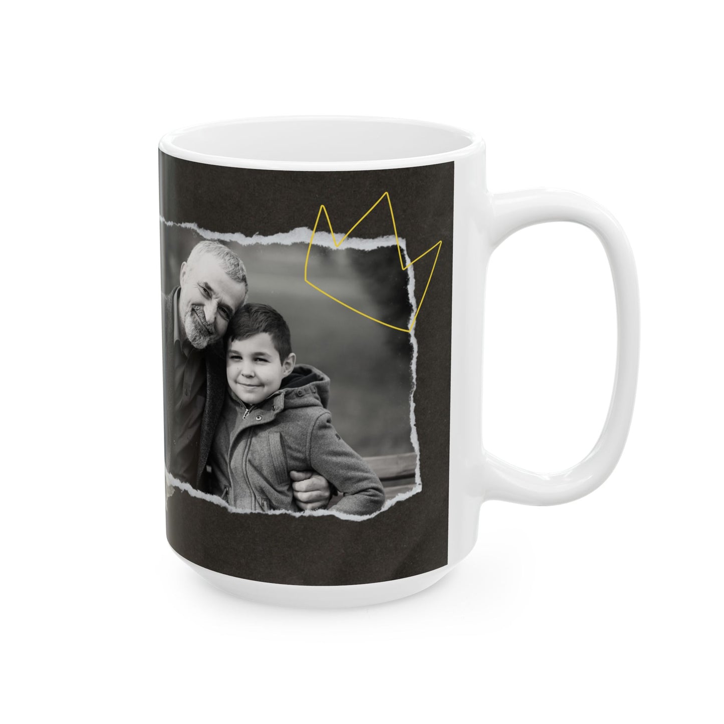 Personalized Ceramic Mug for Grandpa | Unique Gift for Father's Day, Birthday, or Just Because | 11oz and 15oz Sizes - 14063