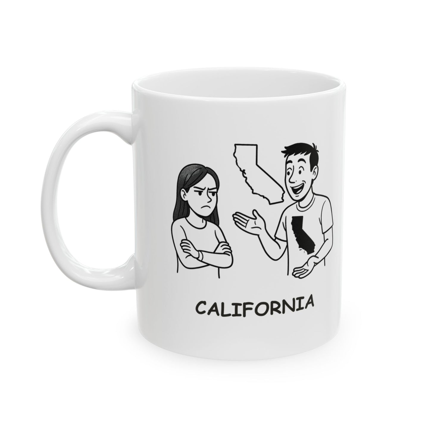 "I’m not arguing, I’m just explaining why California is the best." Ceramic Mug - 11oz & 15oz - 12728