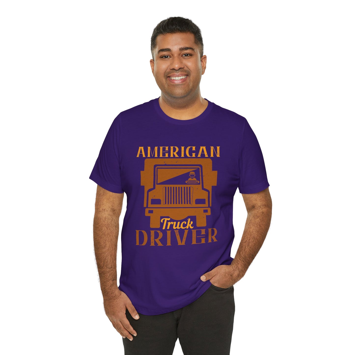 American Truck Driver - Unisex Jersey Short Sleeve Tee - 11400