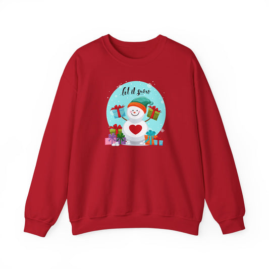 Santa, Let It snow - Unisex Heavy Blend™ Crewneck Sweatshirt - 10009