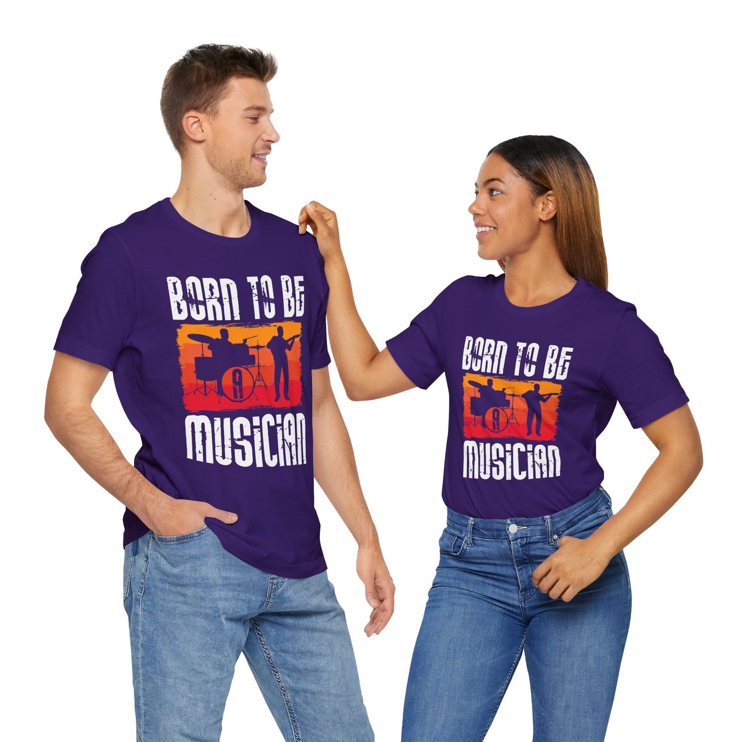 Born To Be A Musician - Unisex Jersey Short Sleeve Tee - 11978