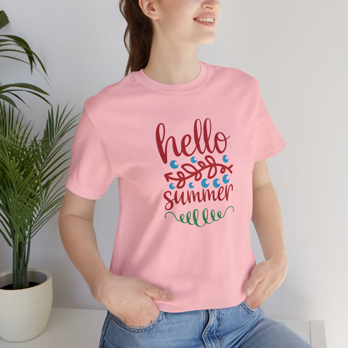 Hello Summer - Unisex Jersey Short Sleeve Tee