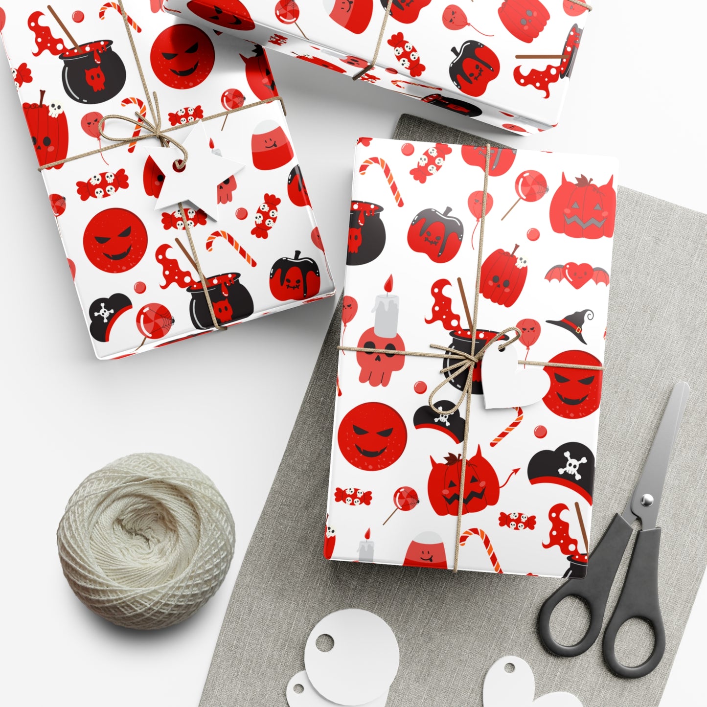 Red Halloween - Gift Wrap Papers