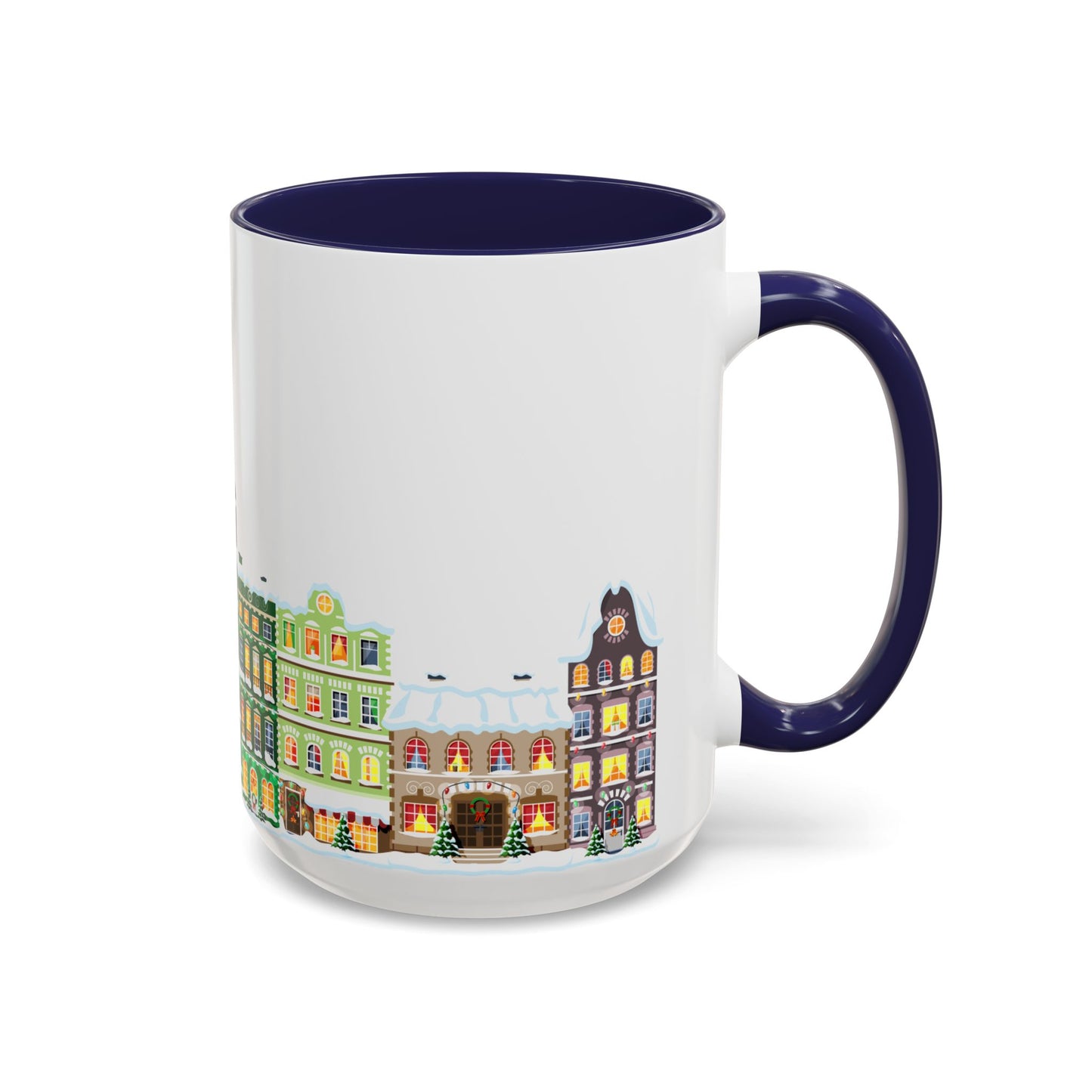 Christmas Houses - Accent Coffee Mug (11, 15oz) - 10438