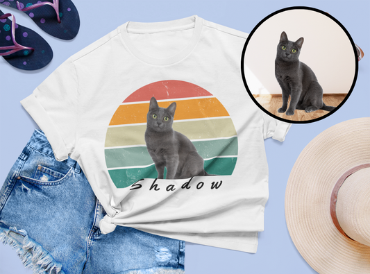 Custom Cat Photo Shirts