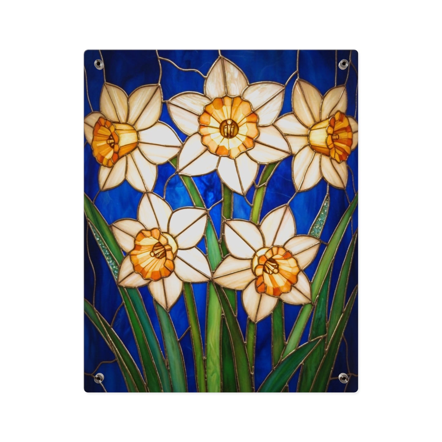 Daffodil Floral Acrylic Wall Art Panel - 14601