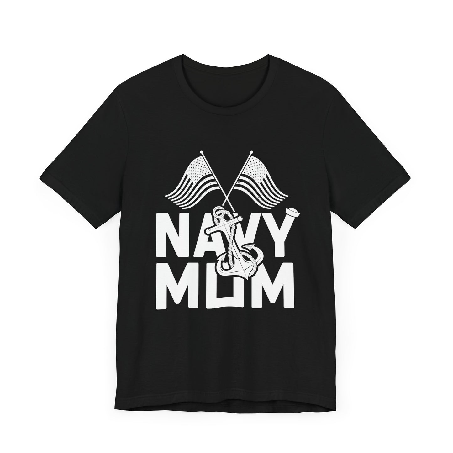 Navy Mom - Unisex Jersey Short Sleeve Tee