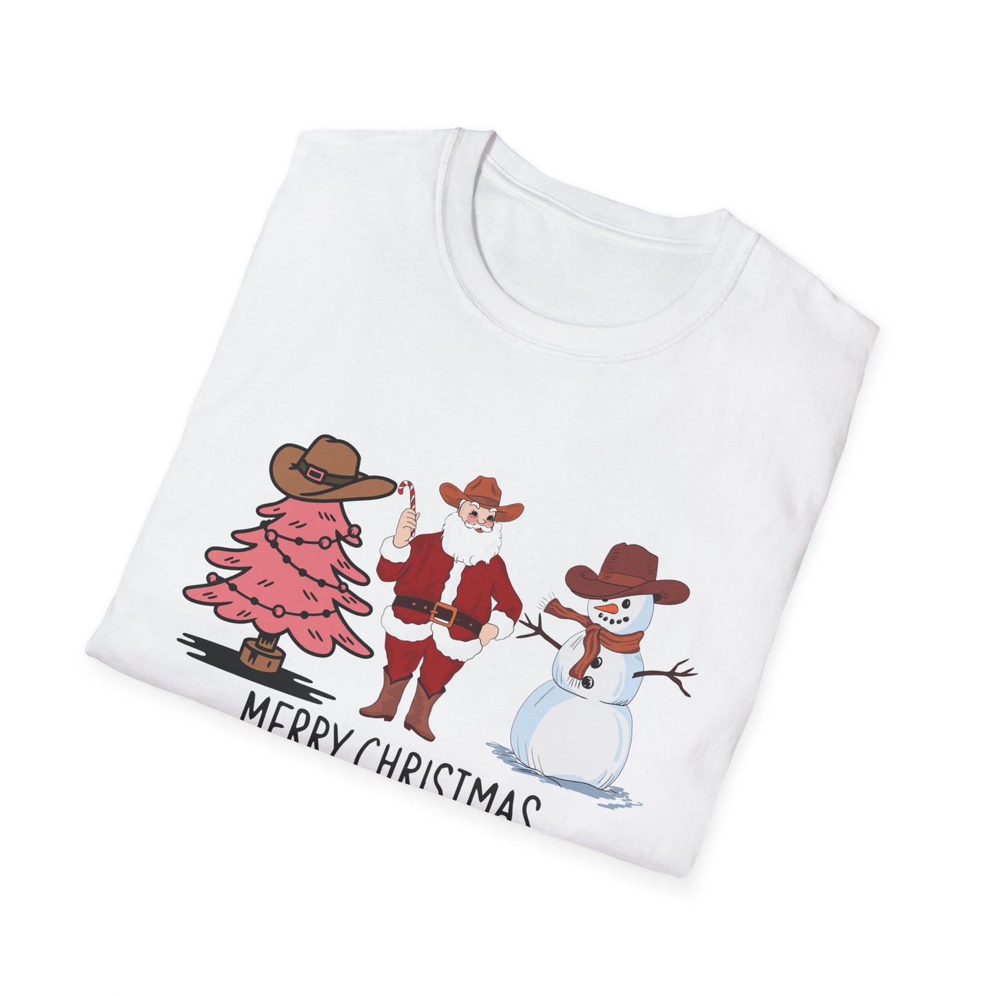 Cowboy's Christmas - Unisex Softstyle T-Shirt - 10349