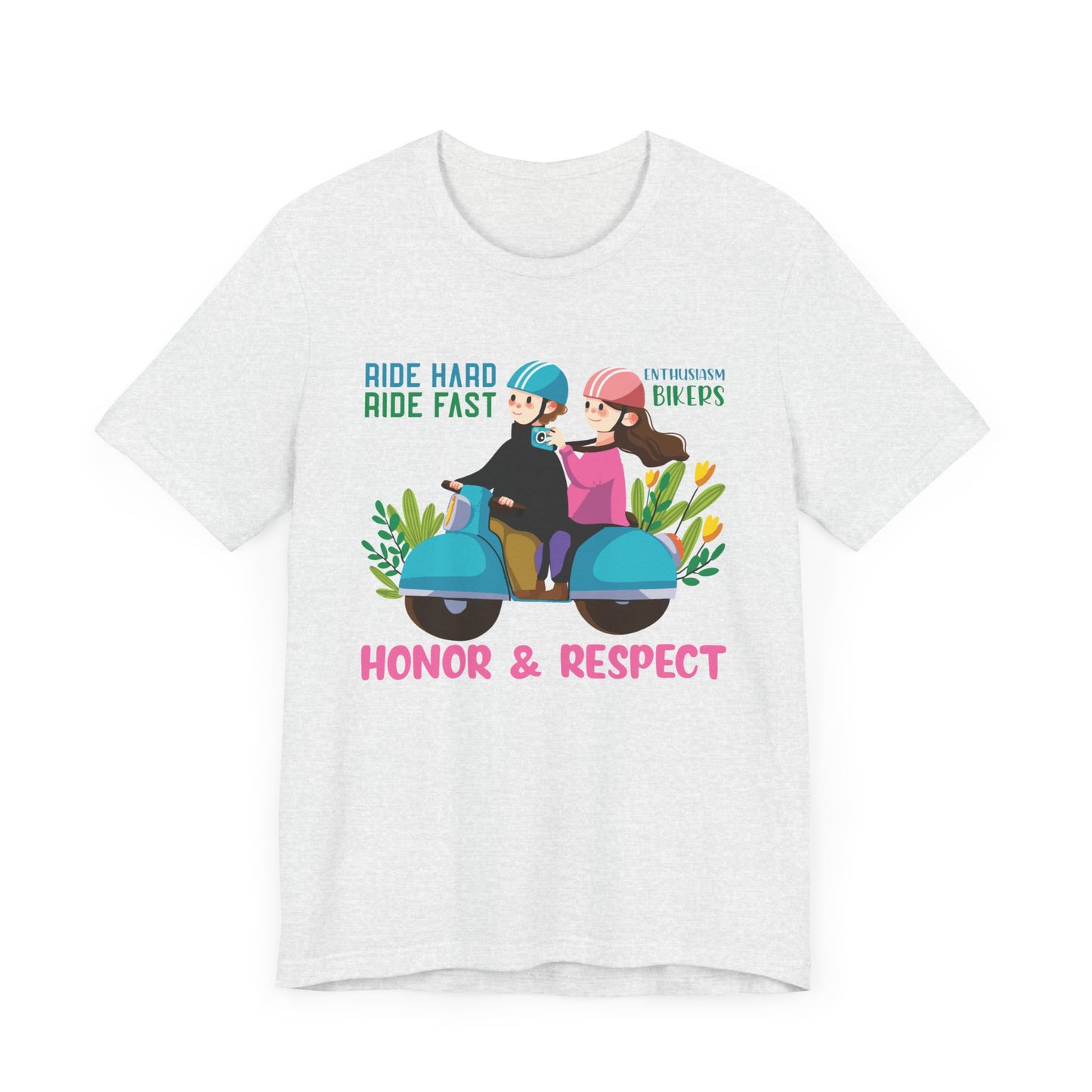 Bikers: Ride Hard, Ride Fast  - Unisex Jersey Short Sleeve Tee - 13611