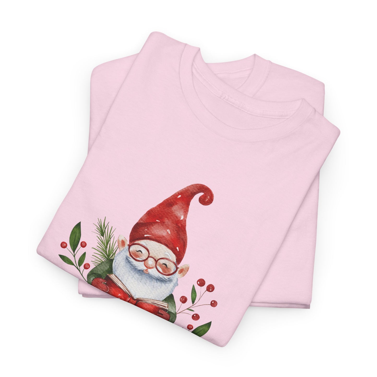 Gnome, Bookmas - Unisex Heavy Cotton Tee - 10771