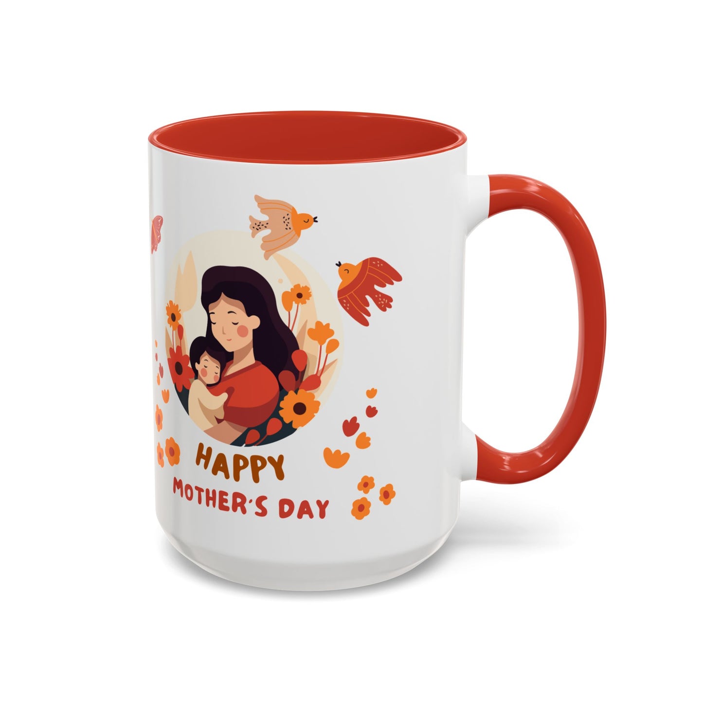 Happy Mother's Day - Accent Coffee Mug (11, 15oz) - 10885