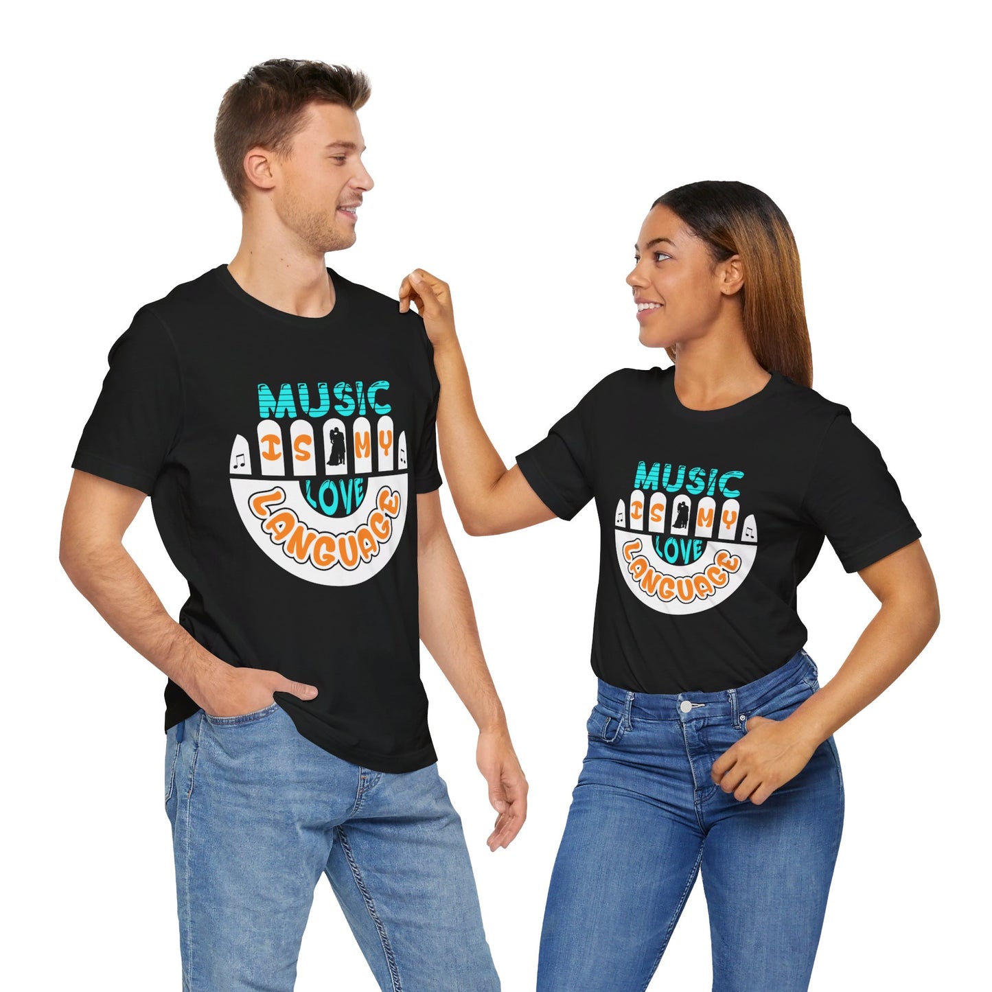 Music Is My Language - Unisex Jersey Short Sleeve Tee