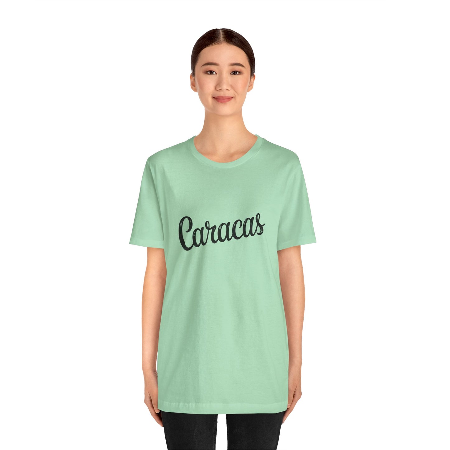 Caracas Unisex Jersey Short Sleeve Tee - Casual Graphic T-Shirt for Everyday Wear - 12270