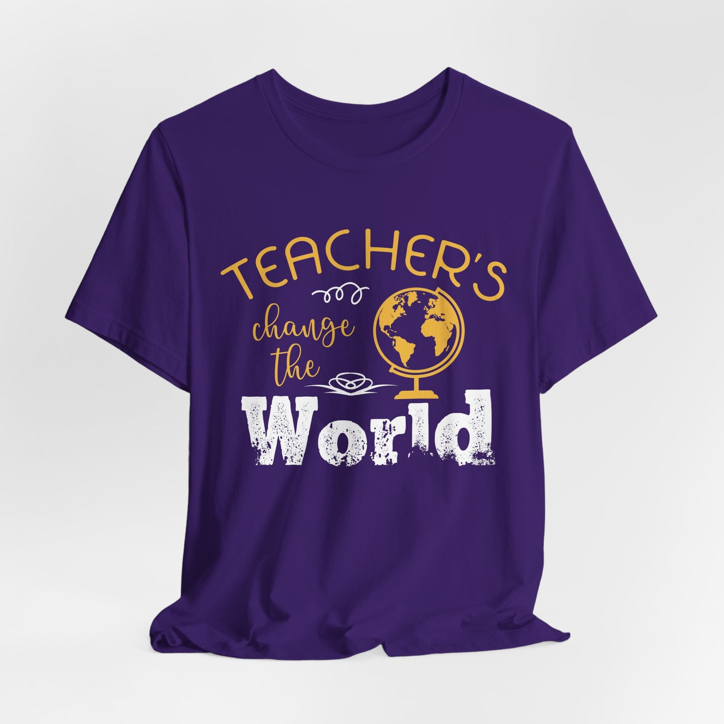 Teachers Change The World - Unisex Jersey Short Sleeve Tee - 13432