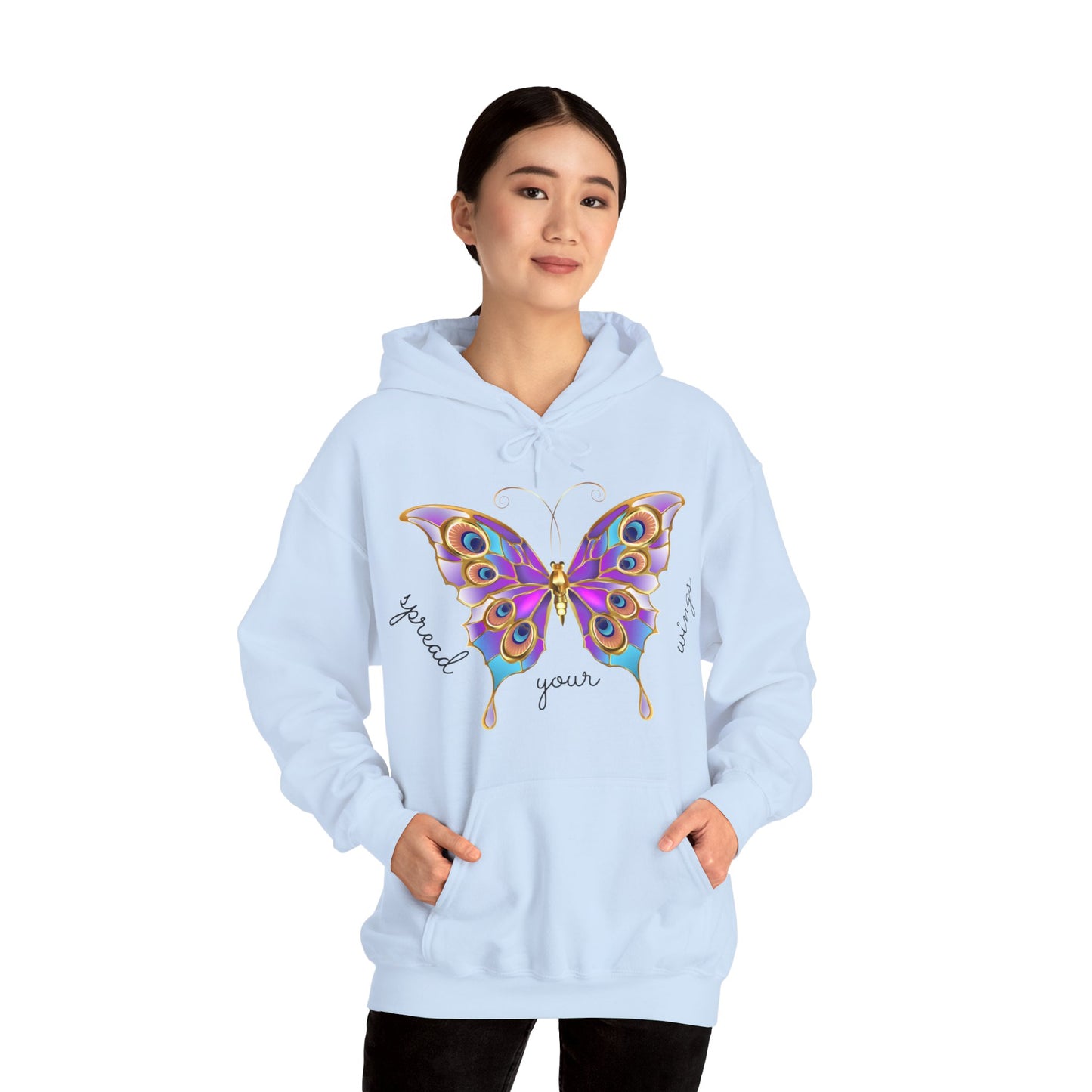 Butterfly Unisex Heavy Blend™ Hooded Sweatshirt