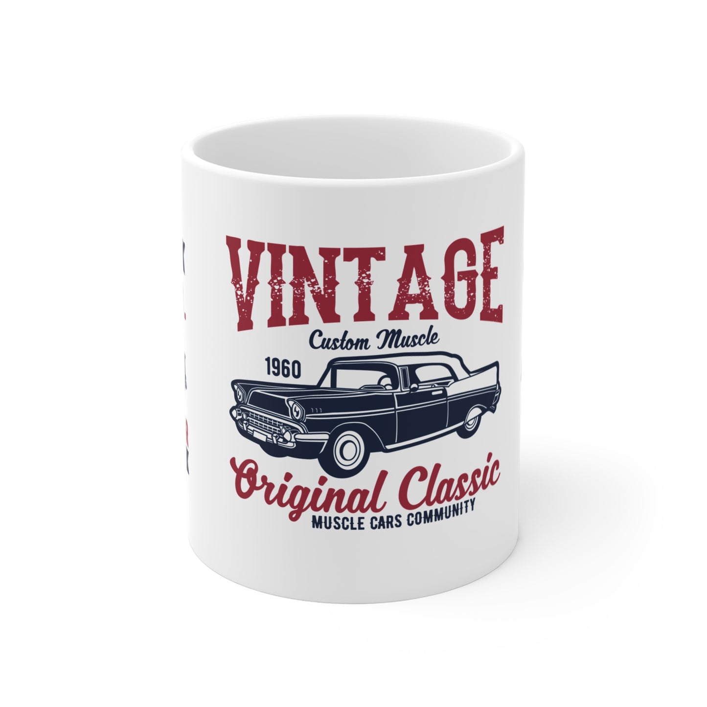 Vintage Custom Muscle, Original Classic - Mug 11oz