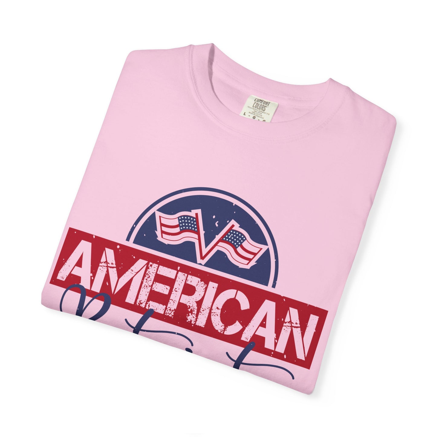 American Patriot Garment-Dyed T-Shirt, USA Pride Tee, 4th of July Shirt, Americana Apparel, Unisex Casual Wear - 13813