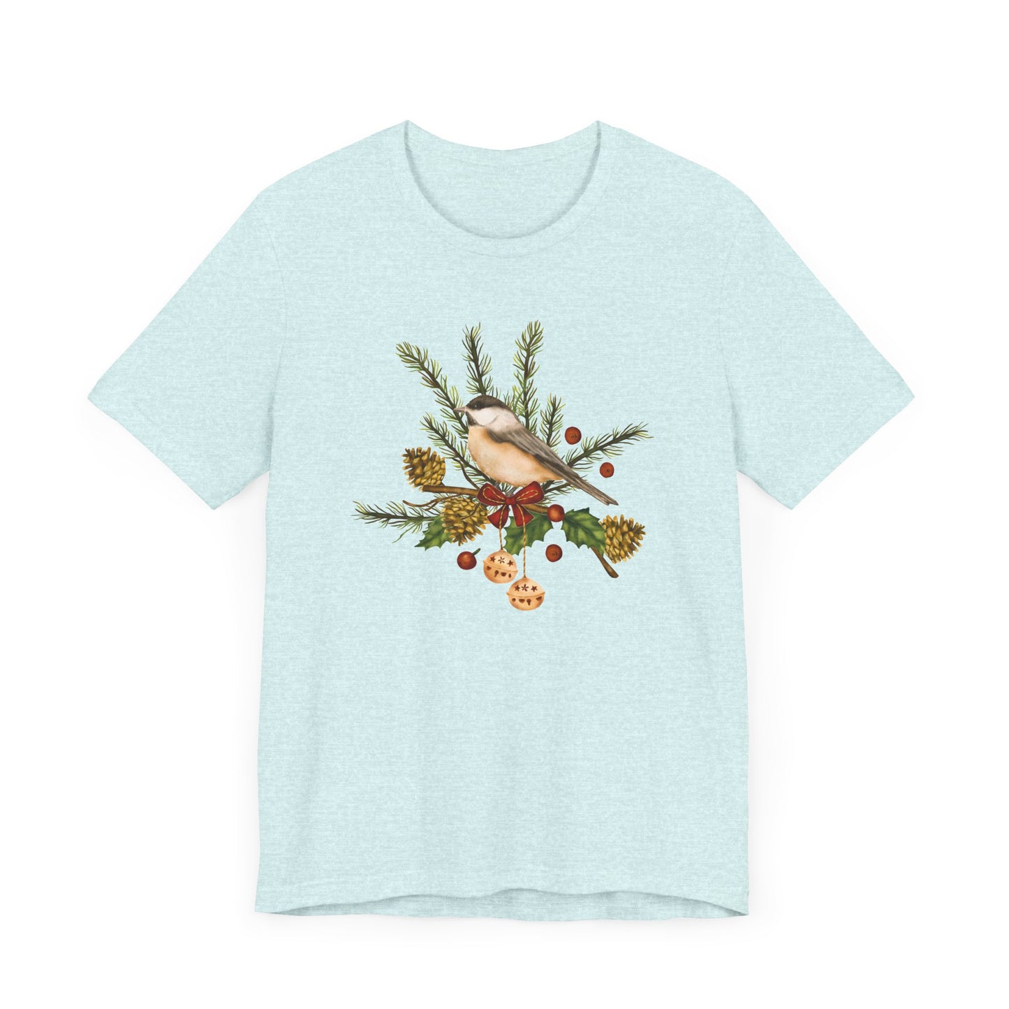 Christmas Bird - Unisex Jersey Short Sleeve Tee - 10347