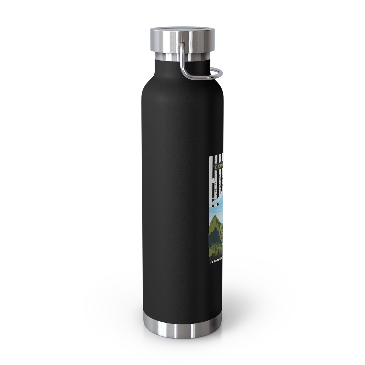 Explore Mode, Hiking - Copper Vacuum Insulated Bottle, 22oz - 10748