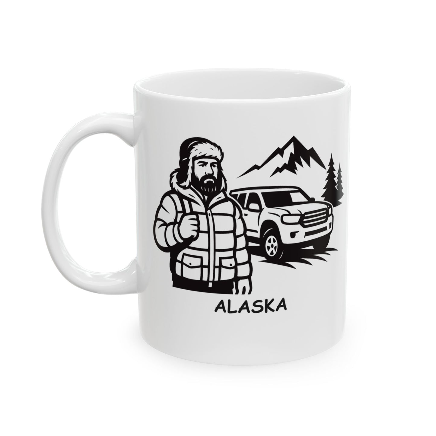 "You know you’re in Alaska when your car is a winter coat with wheels." Ceramic Mug 11/15oz - 12988