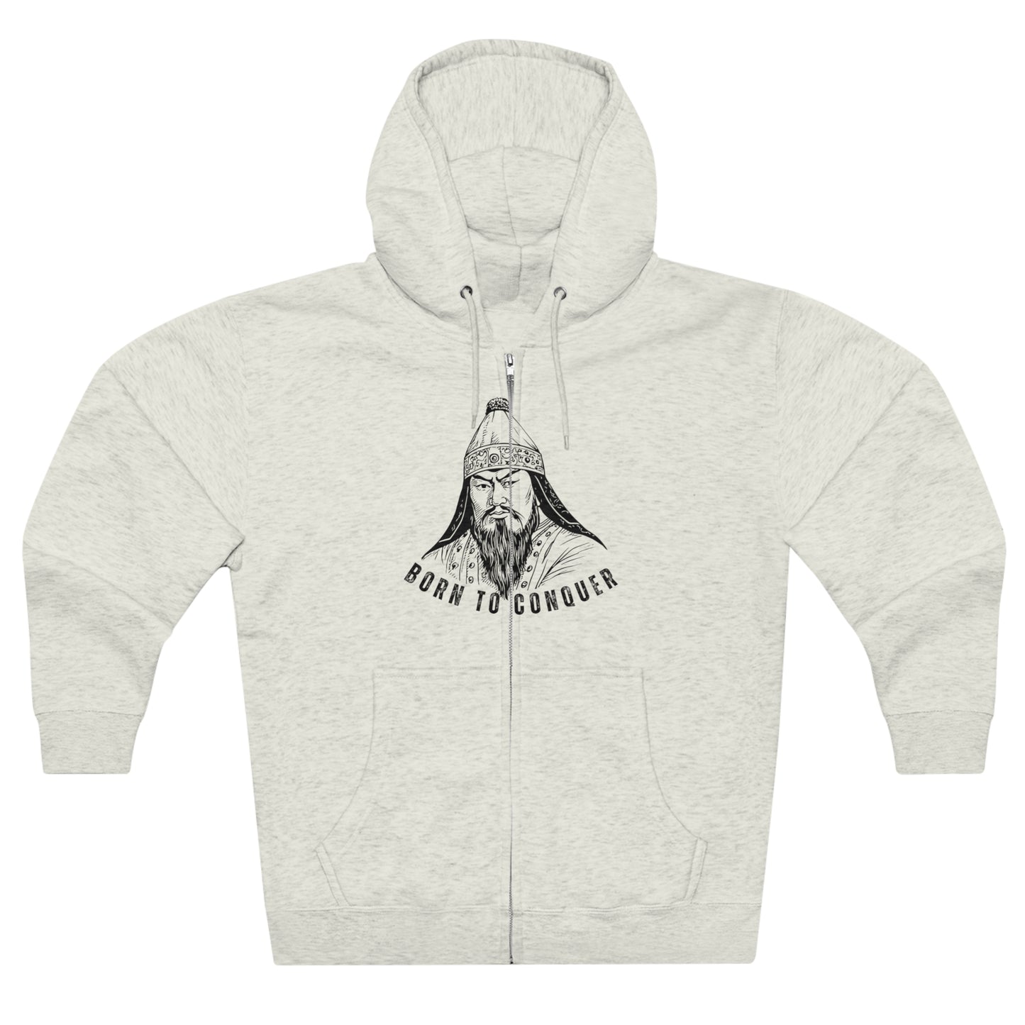 Born to Conquer Mongolia - Unisex Zip Hoodie