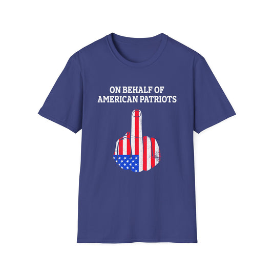 Patriotic Graphic Tee, Funny T-Shirt for Freedom Lovers, Gift for Veterans, Independence Day Wear, Casual Everyday Style - 13653