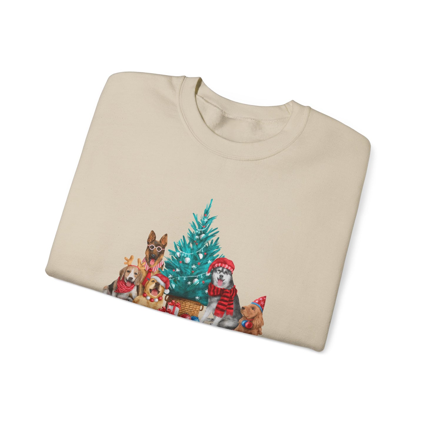 Merry Christmas, Dogs - Unisex Heavy Blend™ Crewneck Sweatshirt - 10265