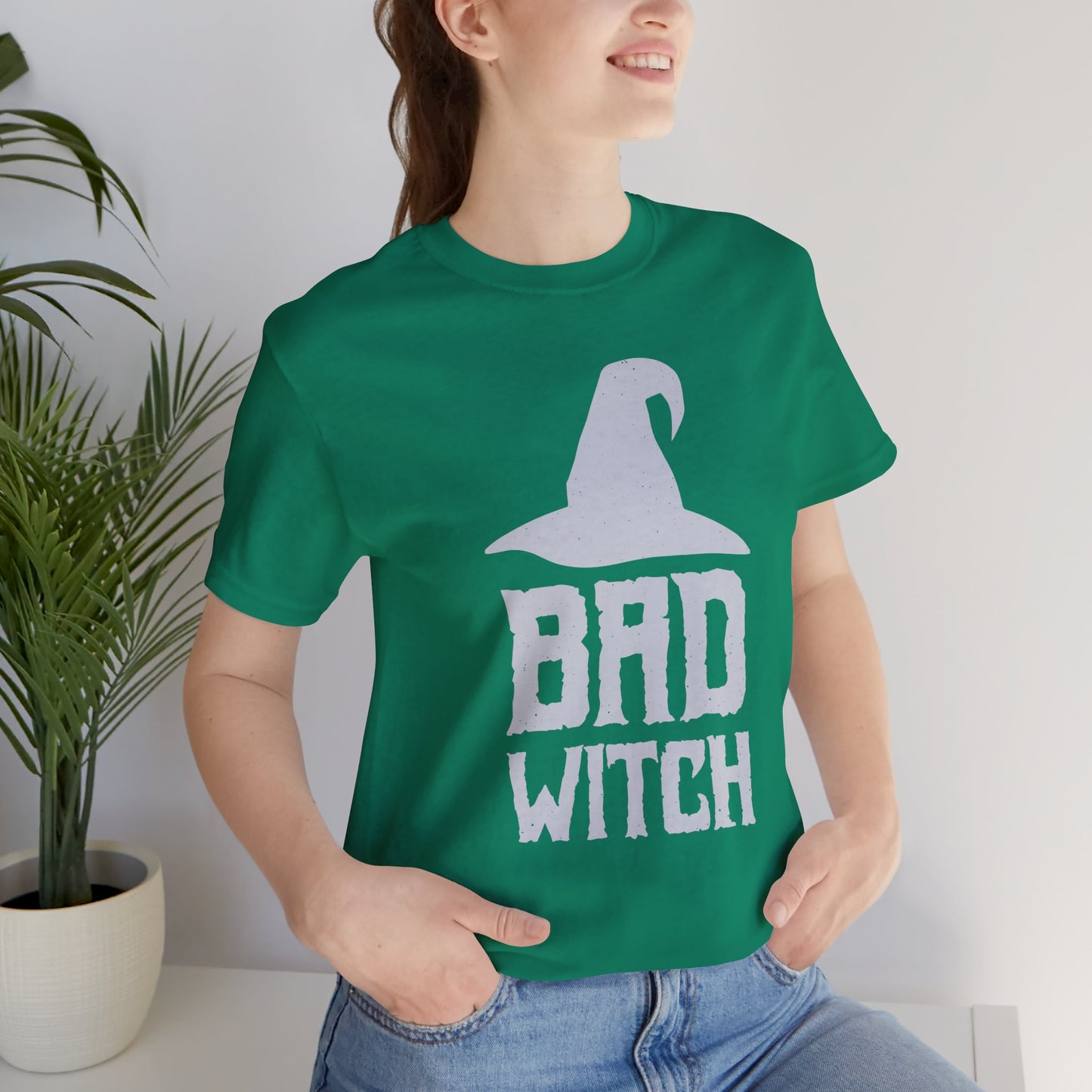 Halloween: Bad Witch - Unisex Jersey Short Sleeve Tee - 12924