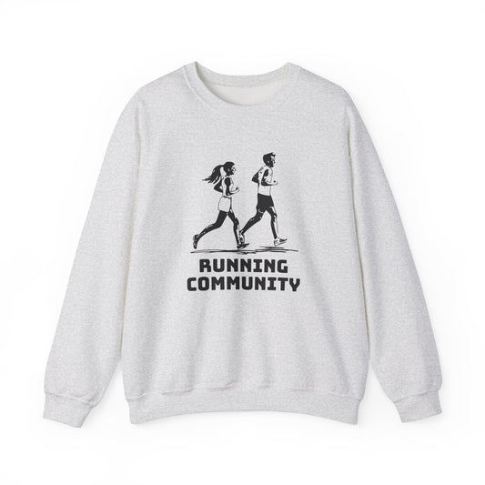 Running Community - Unisex Heavy Blend™ Crewneck Sweatshirt