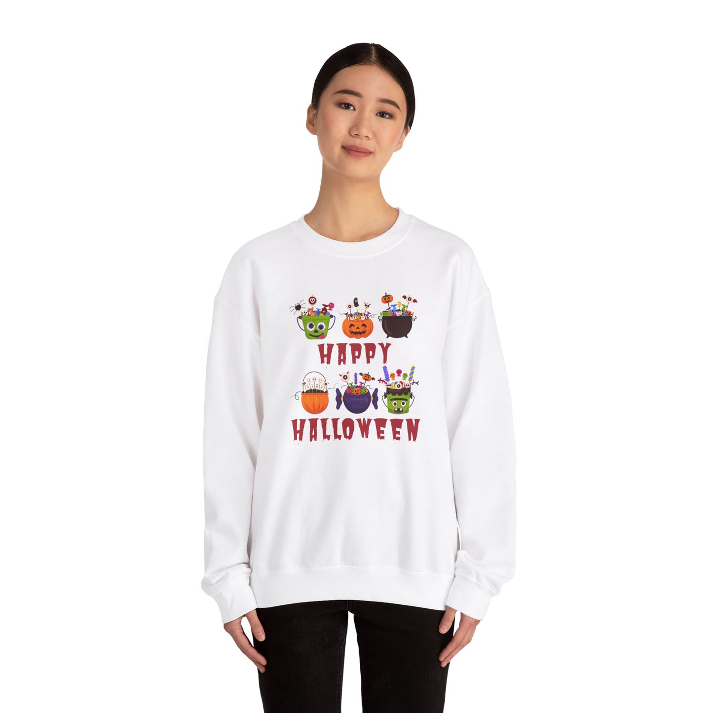 Happy Halloween - Unisex Heavy Blend™ Crewneck Sweatshirt