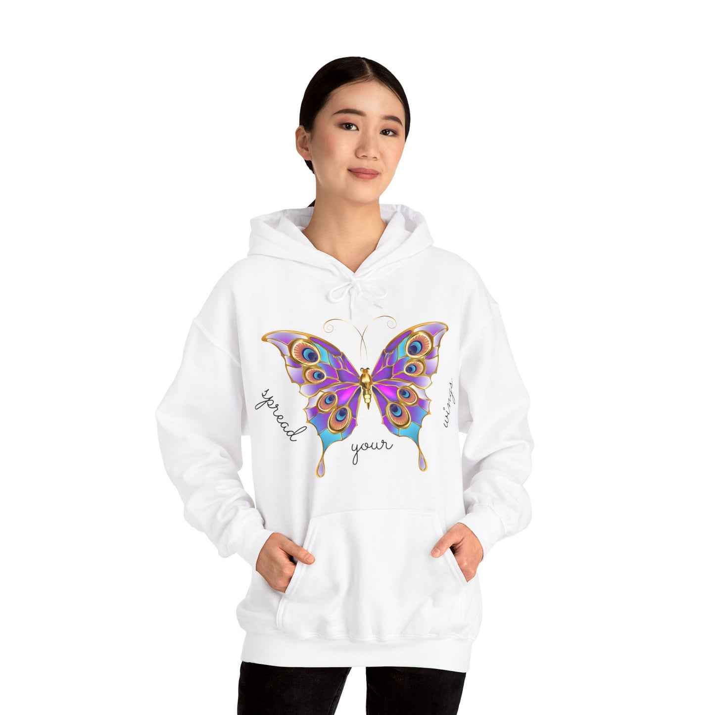 Butterfly Unisex Heavy Blend™ Hooded Sweatshirt