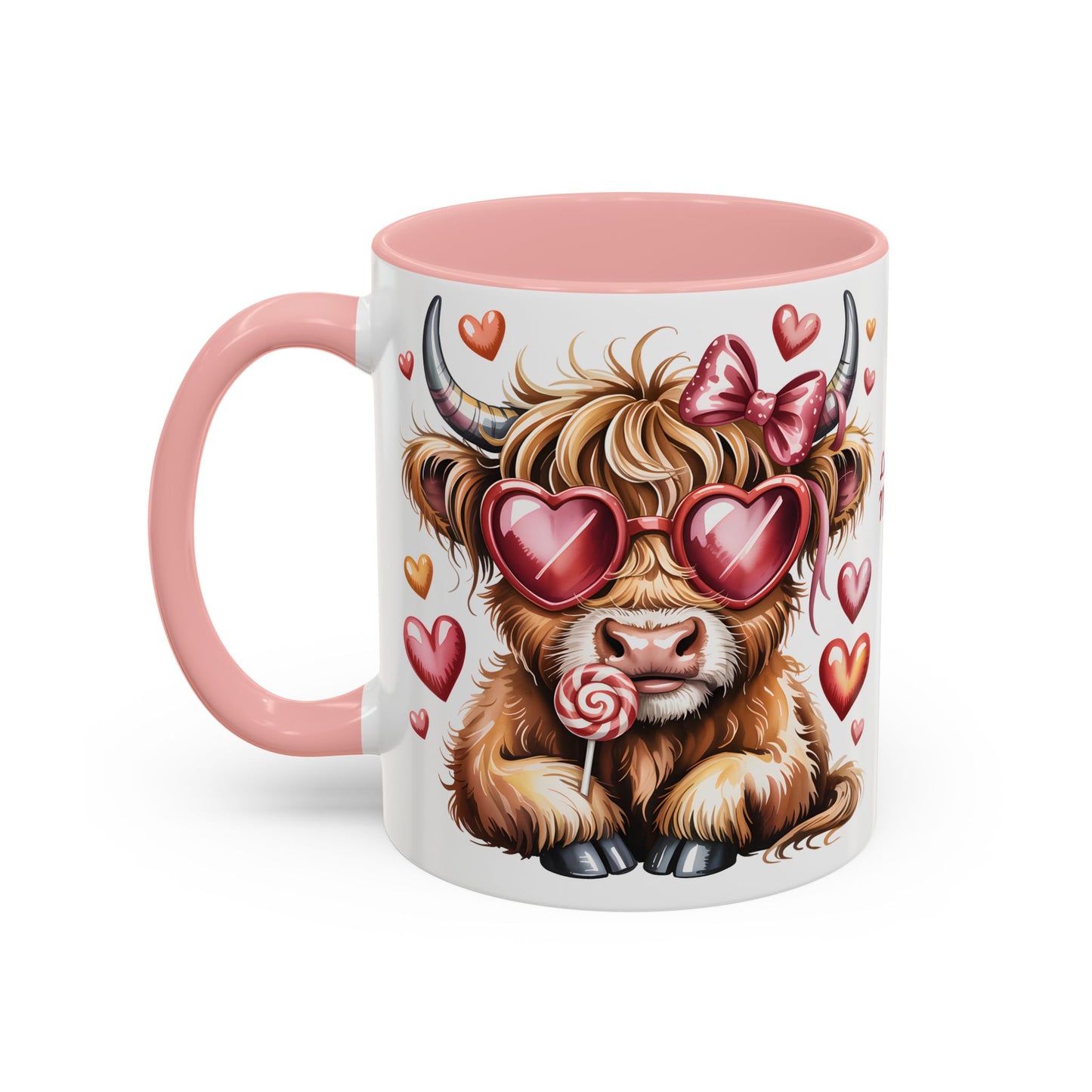 Love You Moo-re Highland Cow Mug – Cute Valentine’s Day Gift, Funny Romantic Coffee Mug (11oz / 15oz) - 14779