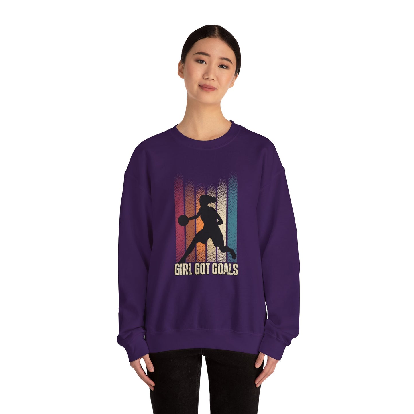 Basketball, Girl Got Goals - Unisex Heavy Blend™ Crewneck Sweatshirt - 10711