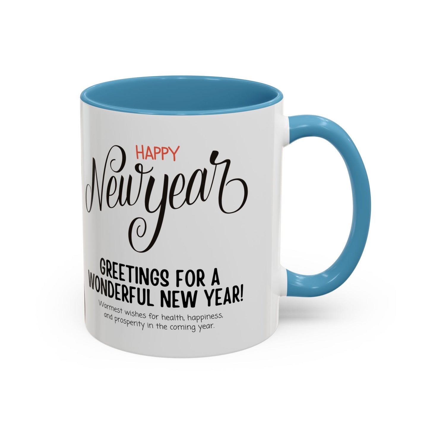 Happy New Year - Accent Coffee Mug (11, 15oz) - 10891