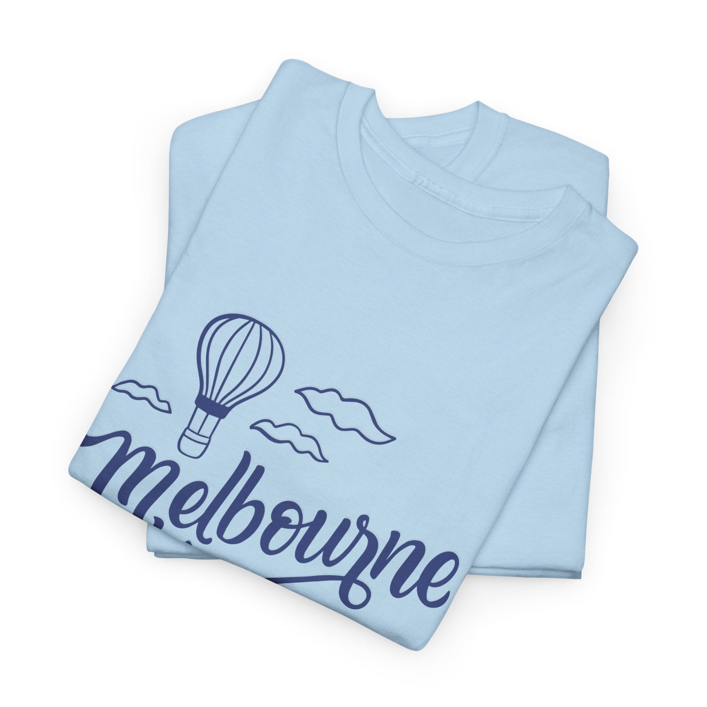 Melbourne Hot Air Balloon Unisex Heavy Cotton Tee - 12142