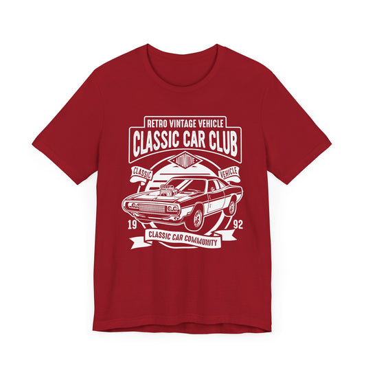 Retro Vintage Vehicle - Unisex Jersey Short Sleeve Tee - 12698