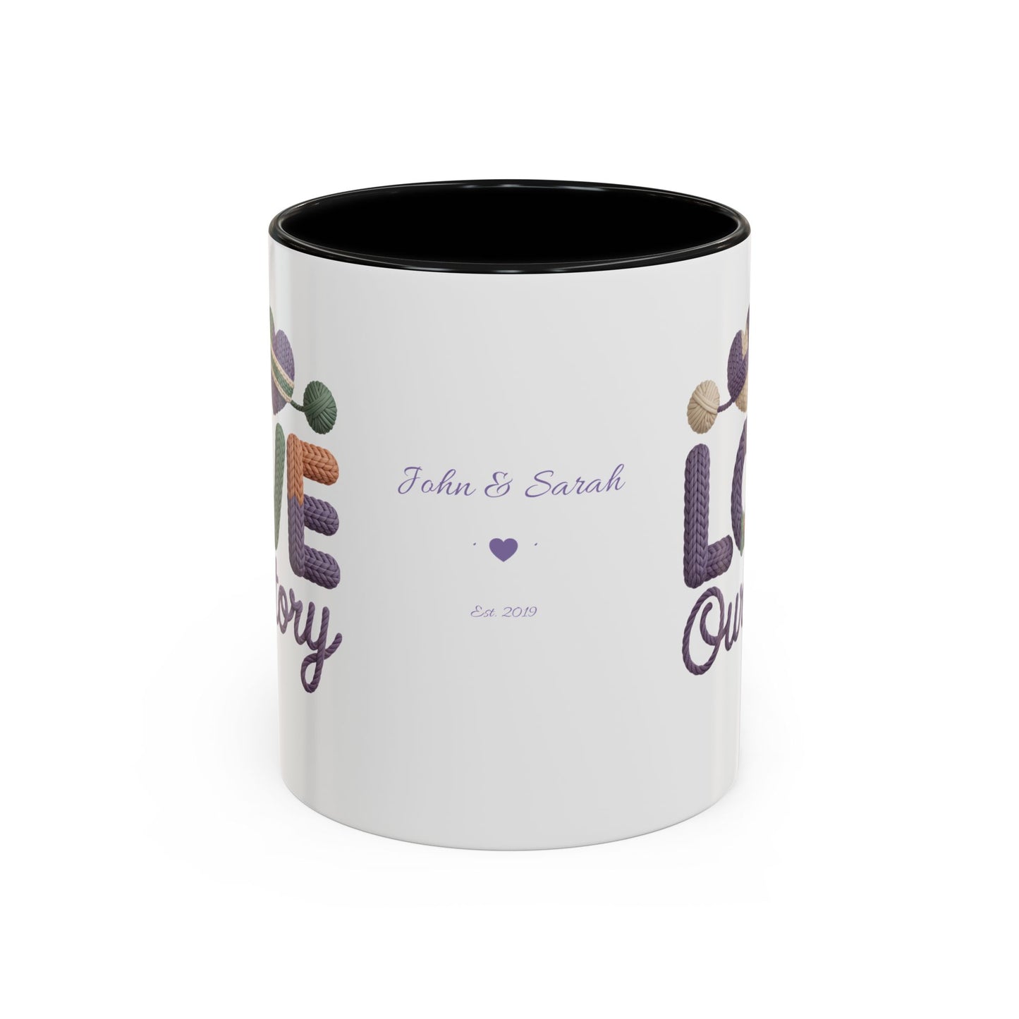 Our Story Personalized Mug — Custom Names & Established Date | Couple Gift (11oz / 15oz) - 14749