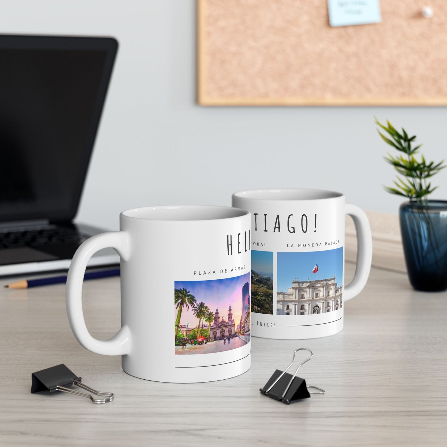 Hello, Santiago! Scenic Ceramic Mug - 11oz & 15oz - 12102
