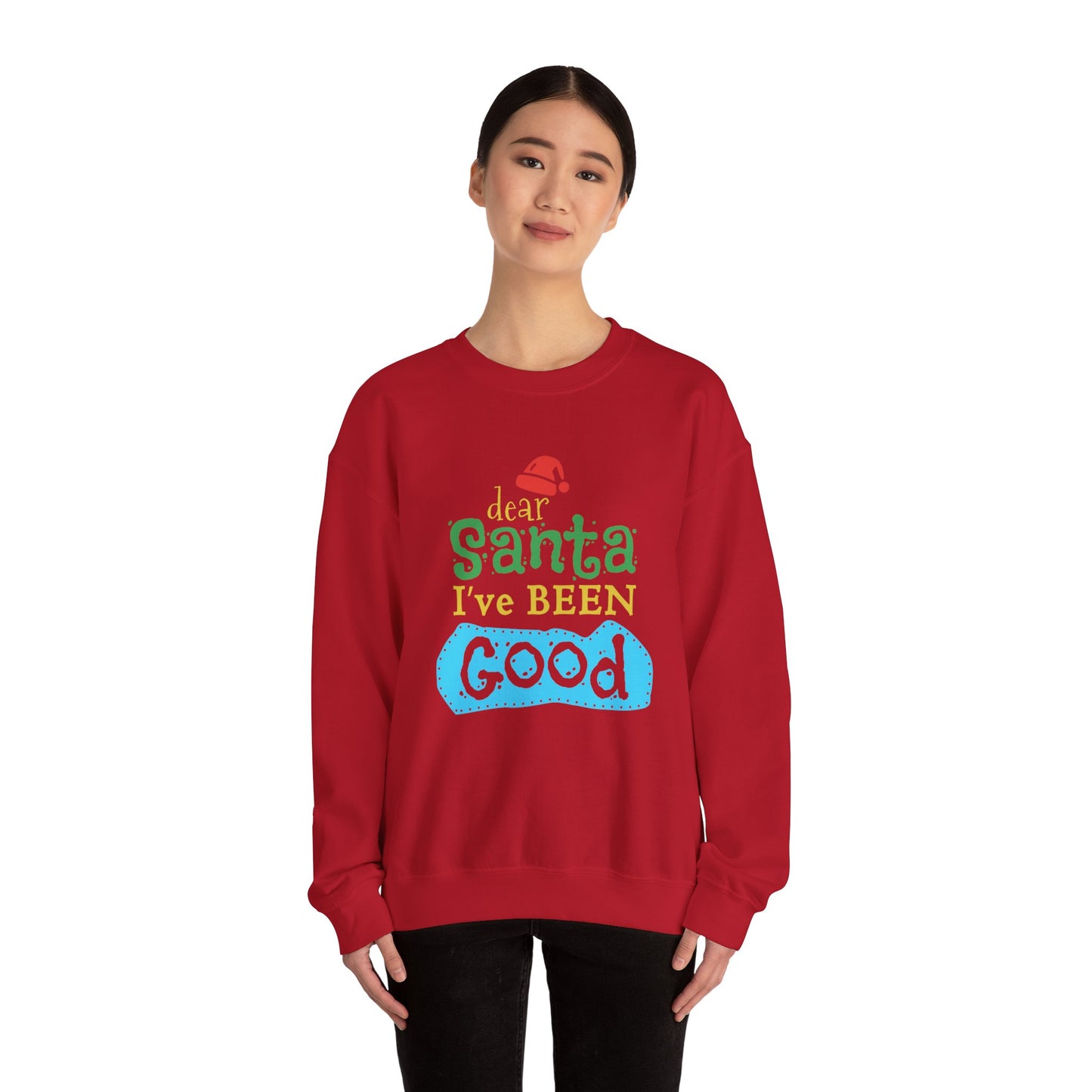 Dear Santa, I've Been Good - Unisex Heavy Blend™ Crewneck Sweatshirt