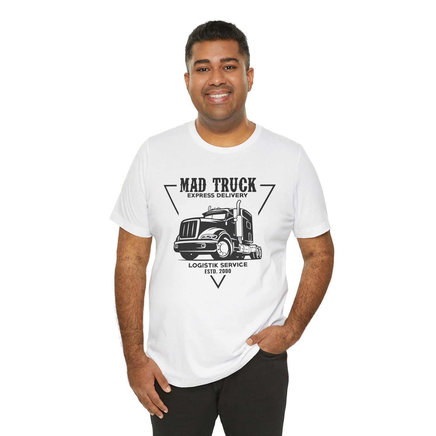 Mad Truck Express Delivery - Unisex Jersey Short Sleeve Tee - 13008