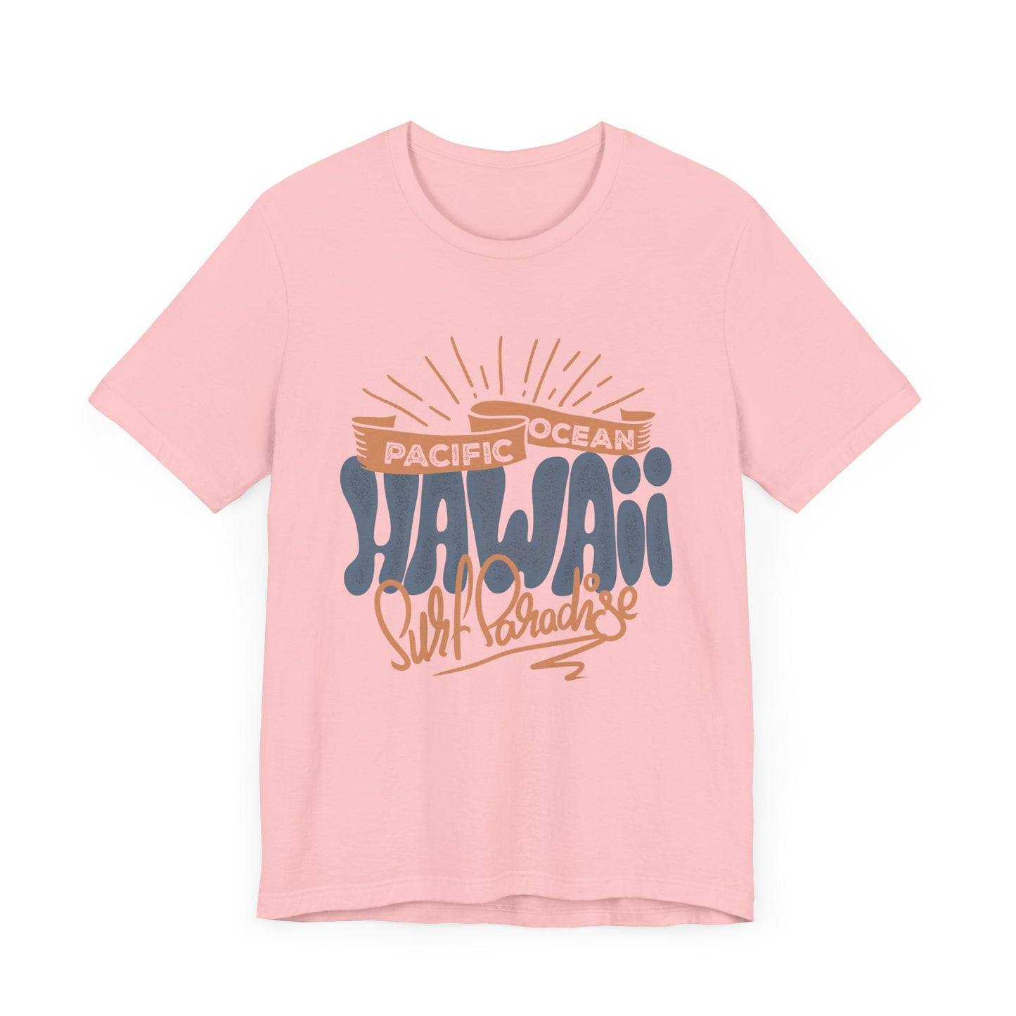 Pacific Ocean, Hawaii, Surf Paradise - Unisex Jersey Short Sleeve Tee