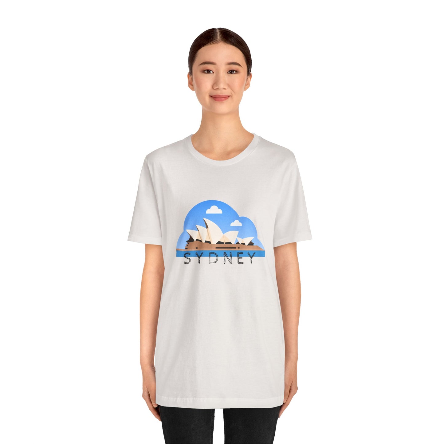 Sydney Graphic Unisex Jersey Tee - Coastal Vibes T-Shirt - 12044