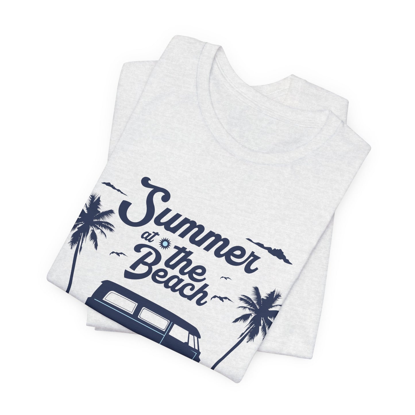 Summer At The Beach - Unisex Jersey Short Sleeve Tee