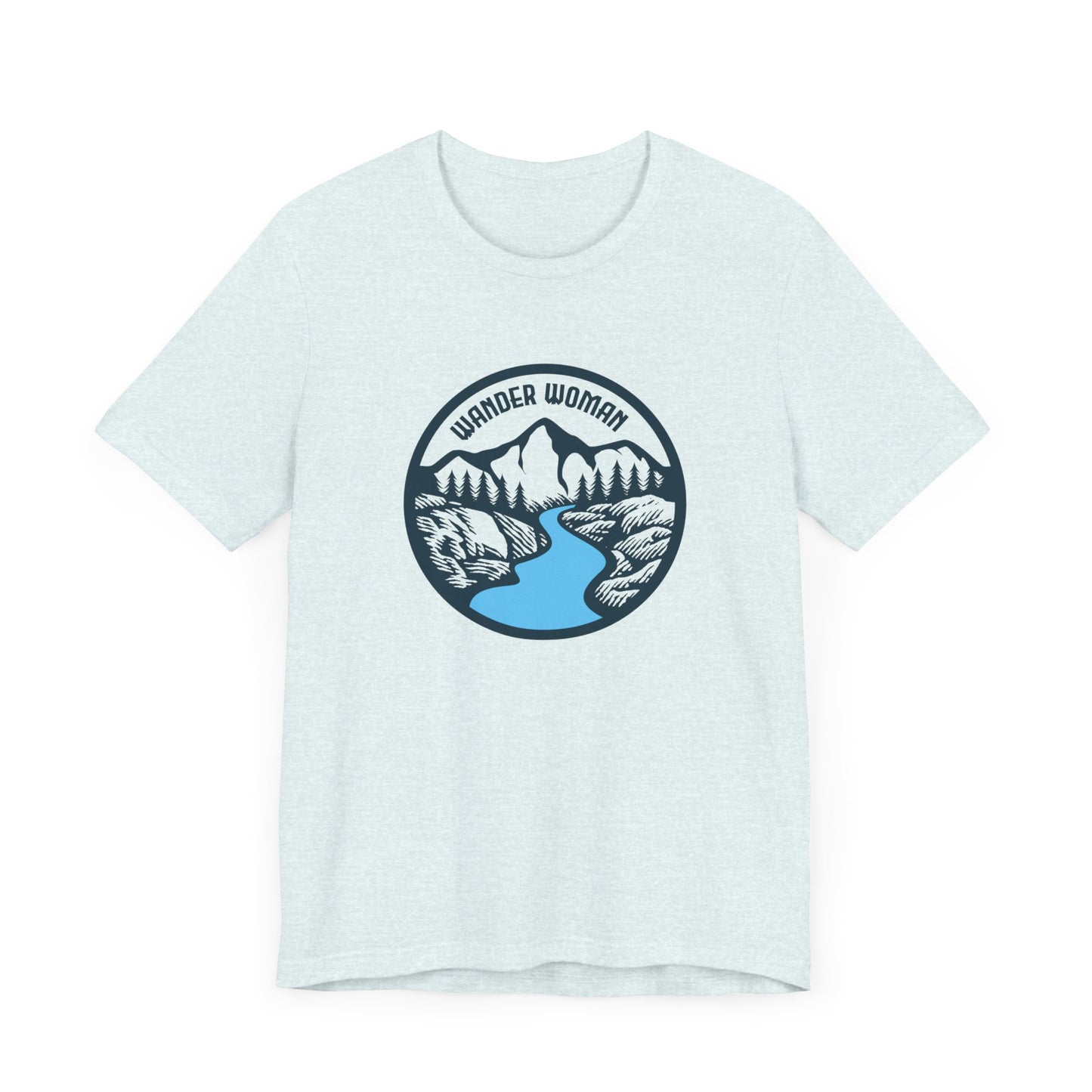 Camping: Wander Woman - Unisex Jersey Short Sleeve Tee