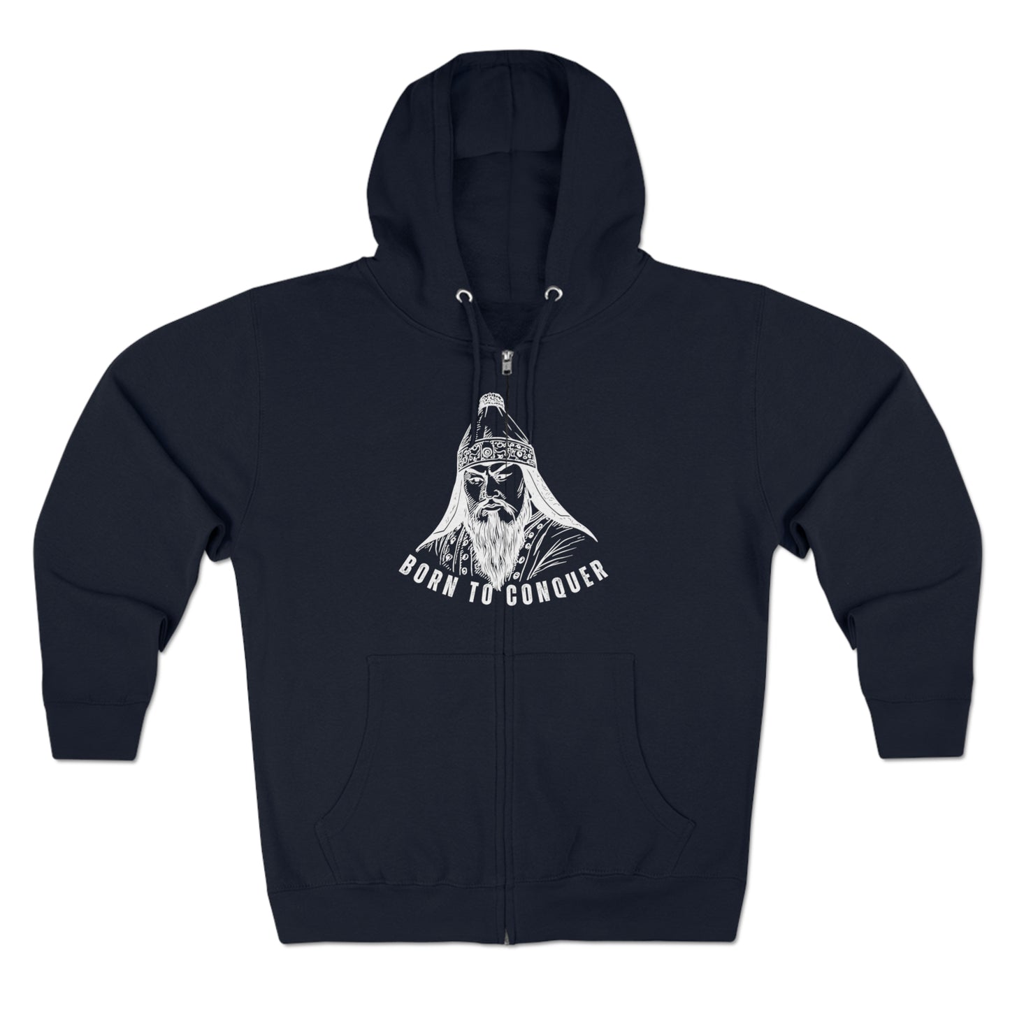 Born to Conquer Mongolia - Unisex Zip Hoodie