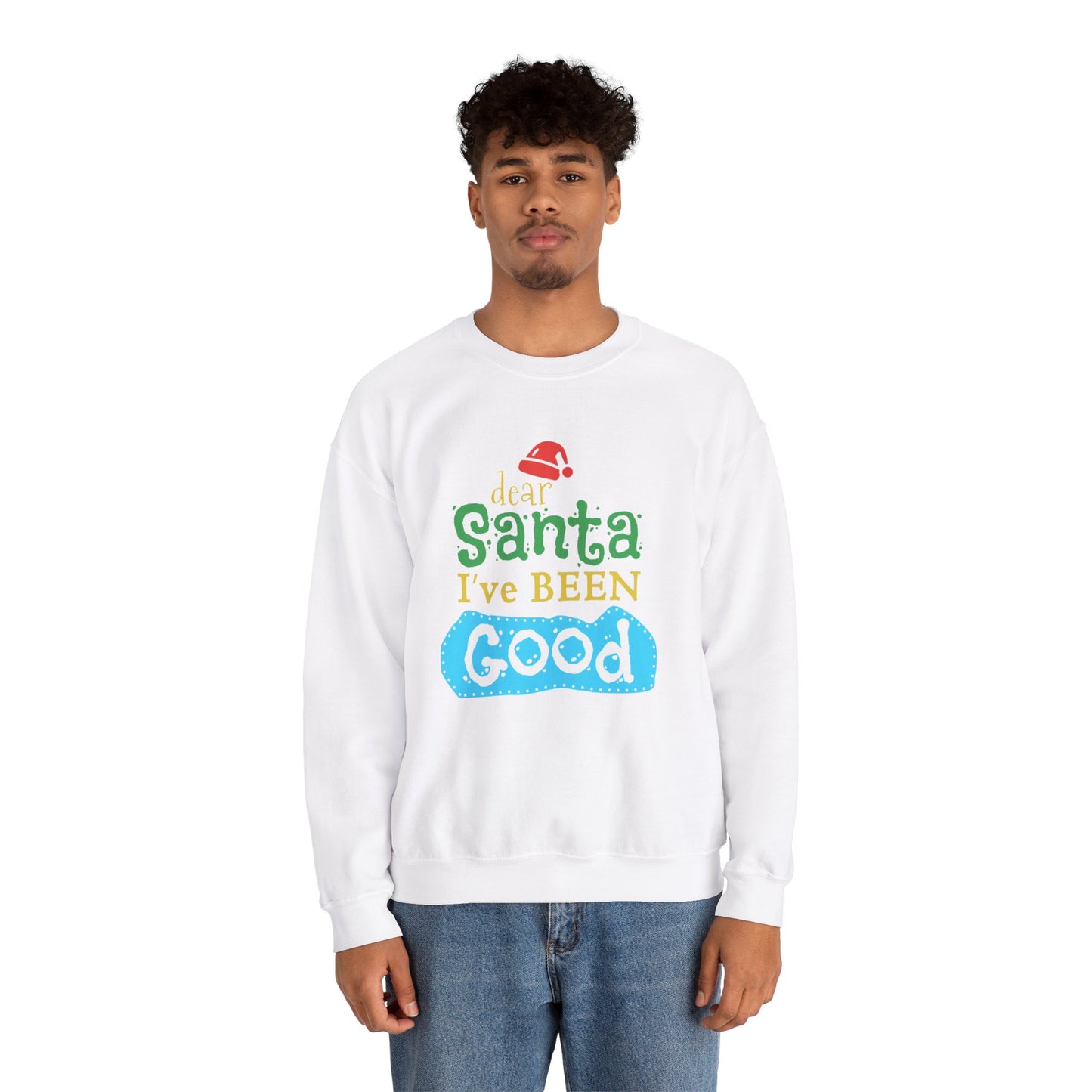 Dear Santa, I've Been Good - Unisex Heavy Blend™ Crewneck Sweatshirt