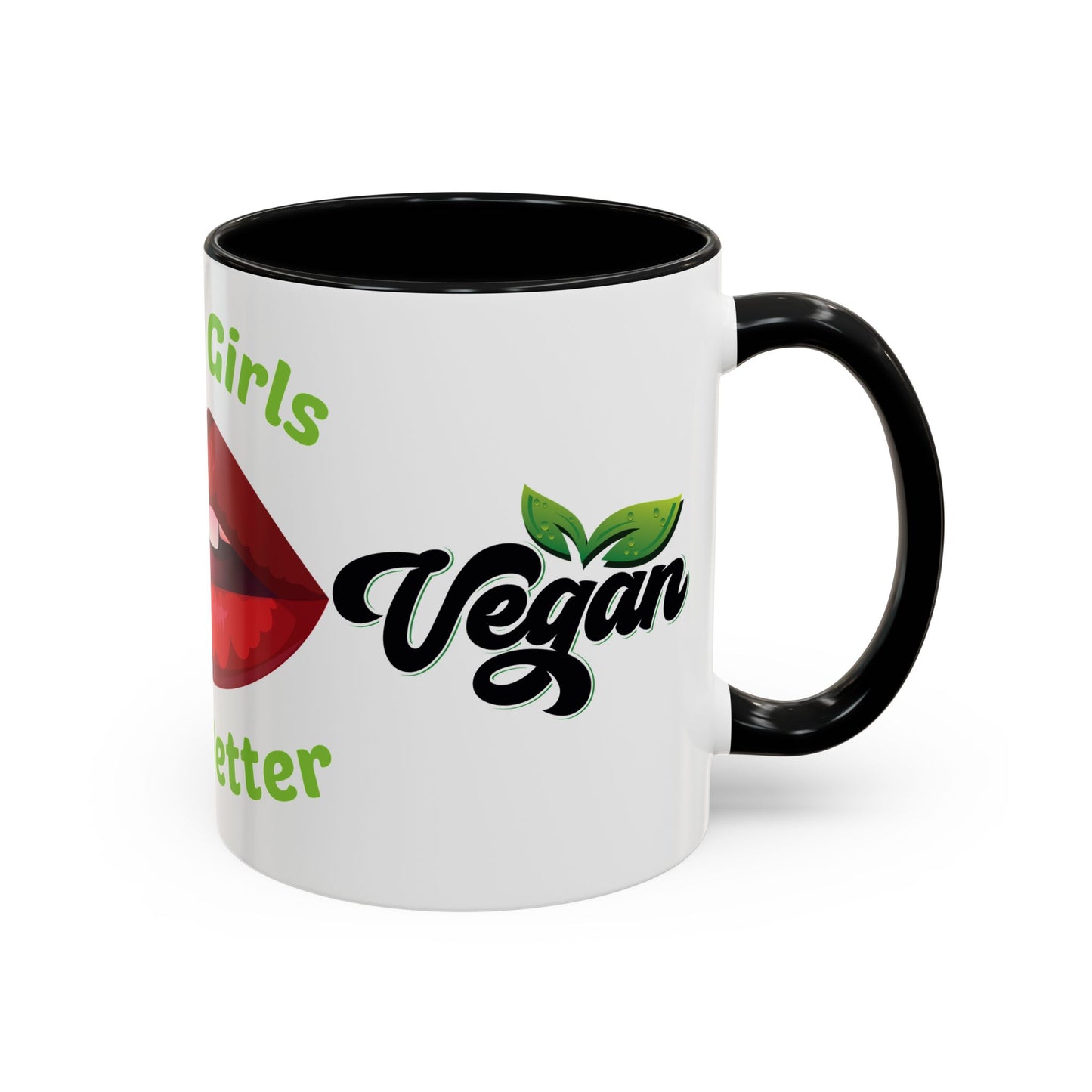 Vegan Girls Taste Better - Accent Coffee Mug (11, 15oz)