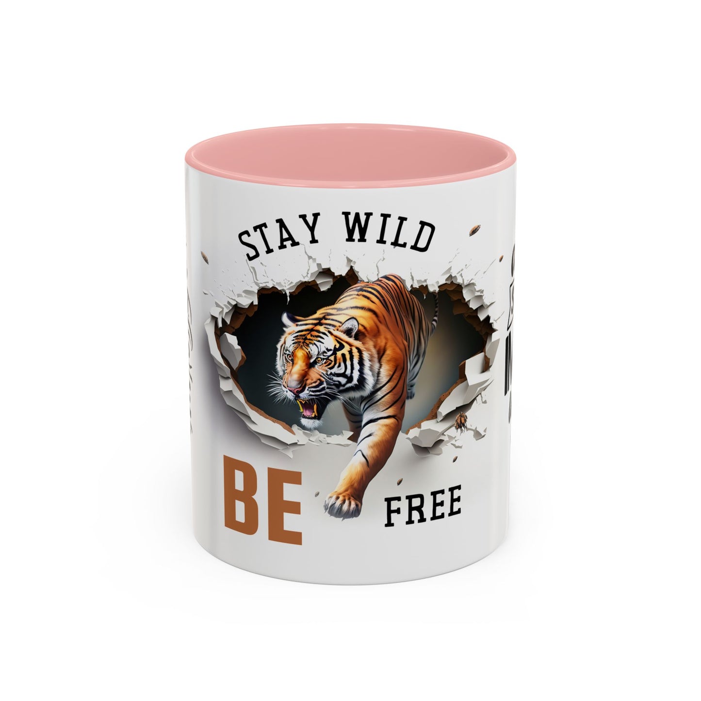 Stay Wild, Be Free - Accent Coffee Mug (11, 15oz)