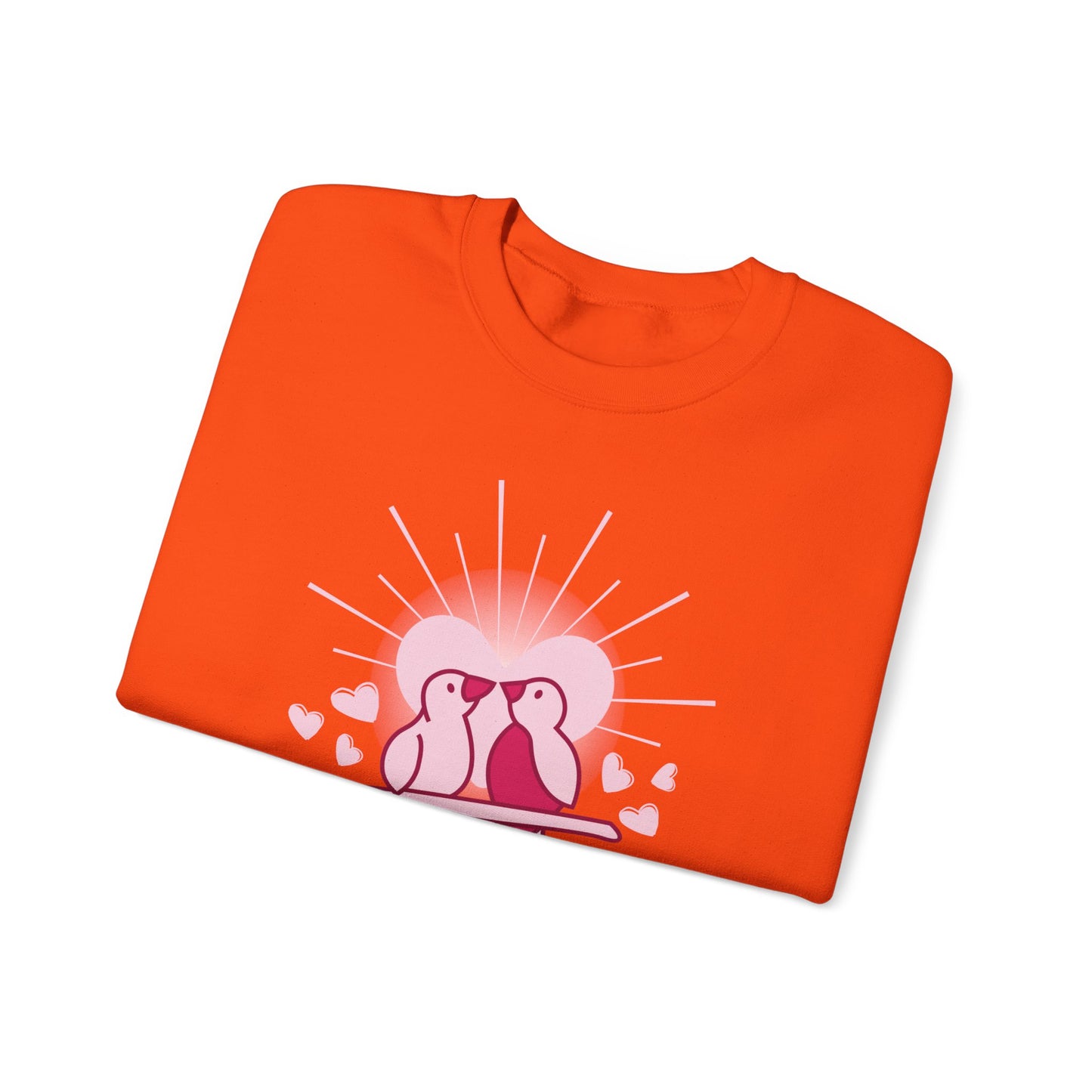 Birds In Love - Unisex Heavy Blend™ Crewneck Sweatshirt - 11555