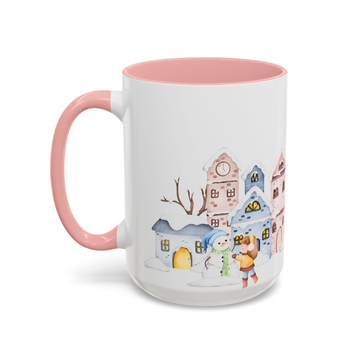 Winter Day, Outdoor - Accent Coffee Mug (11, 15oz) - 10455